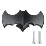 10 Pack | Solid Gothic Dresser Drawer Knobs Black Bat-Shaped Drawer Pulls are Made of High-End Zinc Alloy,Heavy-Duty, 2.5-in Overall Length.