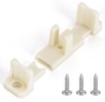 20 Pcs Sliding Closet Door Floor Guide, Bypass Door Floor Guide, Fits 3/4'' to 1-3/8'' Thick Doors, Universal Adjustable Sliding Door Hardware.