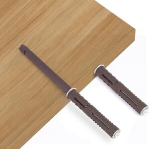 8 Pack HBL' Floating Shelf Brackets 100MM Heavy Duty Invisible Shelf Brackets for Wall Shelf, Bookshelf, DIY Decor.