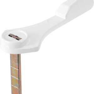 4 Pack Sliding Door Tailpieces, 1 3/8" Steel Zinc-Plated Diecast Latch Replacement for Patio Doors