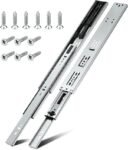 1 Pack Soft Close Drawer Slides 12/14/16/18/20/22 inch, HBL’ Heavy Duty Cabinet Drawer Slides Replacement - Ball Bearing Full Extension, 200 LB Capacity, Made of Cold-Rolled Steel, Rust-Resistant & Long-Lasting.