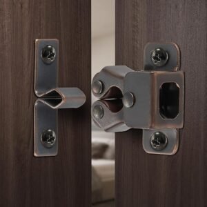 8 Pack Cabinet Latch Double Roller Catch - HBL' Hardware for Cupboard, Closet, and Kitchen Cabinet Doors.