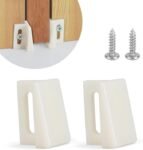 10 Pack Pocket Door Guide Bottom,Sliding Door Guide, 1.125 Inch,Jamb Mounted.