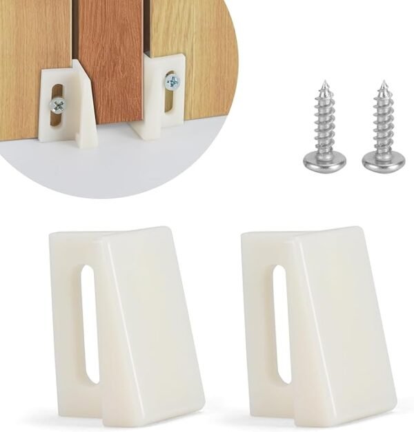 10 Pack Pocket Door Guide Bottom,Sliding Door Guide, 1.125 Inch,Jamb Mounted.