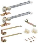 Pocket Door Soft Close Top Hanger Assemblies, Fits Johnson 1060 & 1062, Fits 100, 134F, 138F, 2610F Series Tracks, 2" Nylon Ball Bearing Tri-Wheel, Soft Close and/or Soft Open