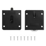 2 Pairs Sliding Cabinet Door Roller Replacement for Cabinet, Closet Sliding Door Convex Wheels Direct Replacement