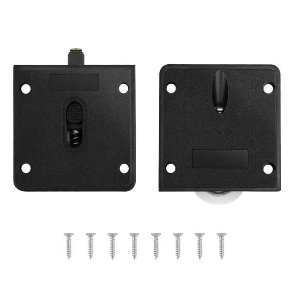 2 Pairs Sliding Cabinet Door Roller Replacement for Cabinet, Closet Sliding Door Convex Wheels Direct Replacement