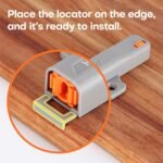 HBL' 2 Pack Push to Open Door Latch, Heavy Duty Non-Magnetic RV Hidden Door Catch, Push Latch for Cabinet Hardware