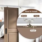 Pocket Door Commercial Grade Hanger with 48'' Aluminum Track, Fits Johnson Part #1125 & Upgrades #1500 Hardware Kit, 1" Nylon Ball Bearing, 1-1/4" C.T.C, Min. 1" Thick Doors New Building