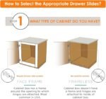 1 Pack Soft Close Drawer Slides 12/14/16/18/20/22 inch, HBL’ Heavy Duty Cabinet Drawer Slides Replacement - Ball Bearing Full Extension, 200 LB Capacity, Made of Cold-Rolled Steel, Rust-Resistant & Long-Lasting.