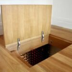 HBL' 4 Pack 90 Degree Folding Hinge Bracket for Pull Down Shelf, Cabinet Drawers, Attic Door or DIY Projects