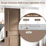 Pocket Door Soft Close Mechaniss, Compatible with Johnson 1060 & 1062, Fits 100, 134F, 138F, 2610F Series Tracks, 1" Nylon Ball Bearing Tri-Wheel, Soft Close or Soft Open.