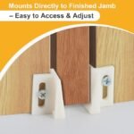 10 Pack Pocket Door Guide Bottom,Sliding Door Guide, 1.125 Inch,Jamb Mounted.