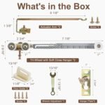 Pocket Door Soft Close Top Hanger Assemblies, Fits Johnson 1060 & 1062, Fits 100, 134F, 138F, 2610F Series Tracks, 2" Nylon Ball Bearing Tri-Wheel, Soft Close and/or Soft Open