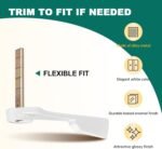 4 Pack Sliding Door Tailpieces, 1 3/8" Steel Zinc-Plated Diecast Latch Replacement for Patio Doors