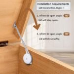 1 Pack | Toys Box Hinges Soft Close Lid Support Chest Hinges for Wooden Toy Box, Cedar, Storage Trunk & Benches, Made of Zinc Alloy, Safety & Heavy Duty.
