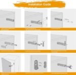 4 Pack | Powerful Attraction Push-to-Open Door Latch for Cabinets - HBL’ Heavy-Duty Cabinet Push Latch, Non-Magnetic RV Drawer Catch, Kitchen Hardware Touch Release Latch.