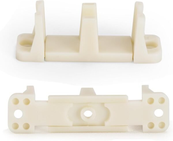 20 Pcs Sliding Closet Door Floor Guide, Bypass Door Floor Guide, Fits 3/4'' to 1-3/8'' Thick Doors, Universal Adjustable Sliding Door Hardware.