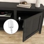 2 Pack Push Open Door Catches Push to Open Cabinet Latch Touch Open Kitchen Drawer Closer Magnetic Push Catch for Cupboard, Drawer, Wardrobe, RV Door