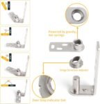 1 Pack | HBL' Saloon Door Hinges Dual Swing for Swinging Saloon or Cafe Doors, 304 Stainless Steel, Double Action and Self Return, Can Be Indoor or Outdoor Used.