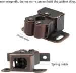 8 Pack Cabinet Latch Double Roller Catch - HBL' Hardware for Cupboard, Closet, and Kitchen Cabinet Doors.
