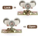 Pocket Door Soft Close Mechaniss, Compatible with Johnson 1060 & 1062, Fits 100, 134F, 138F, 2610F Series Tracks, 1" Nylon Ball Bearing Tri-Wheel, Soft Close or Soft Open.
