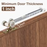 Pocket Door Soft Close Top Hanger Assemblies, Fits Johnson 1060 & 1062, Fits 100, 134F, 138F, 2610F Series Tracks, 2" Nylon Ball Bearing Tri-Wheel, Soft Close and/or Soft Open