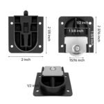 2 Pairs Sliding Cabinet Door Roller Replacement for Cabinet, Closet Sliding Door Convex Wheels Direct Replacement