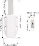 2 Pack Push Open Door Catches Push to Open Cabinet Latch Touch Open Kitchen Drawer Closer Magnetic Push Catch for Cupboard, Drawer, Wardrobe, RV Door