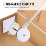 1 Pack | Toys Box Hinges Soft Close Lid Support Chest Hinges for Wooden Toy Box, Cedar, Storage Trunk & Benches, Made of Zinc Alloy, Safety & Heavy Duty.