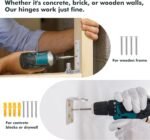 1 Pack | HBL' Saloon Door Hinges Dual Swing for Swinging Saloon or Cafe Doors, 304 Stainless Steel, Double Action and Self Return, Can Be Indoor or Outdoor Used.