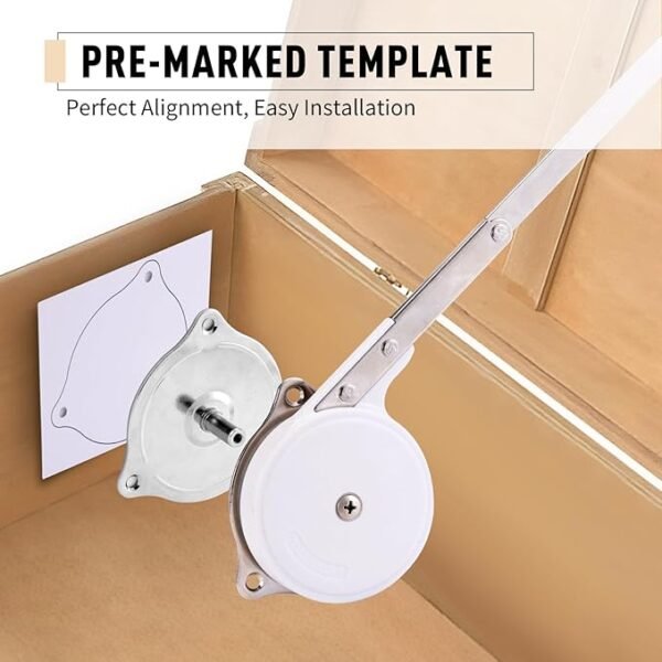 1 Pack | Toys Box Hinges Soft Close Lid Support Chest Hinges for Wooden Toy Box, Cedar, Storage Trunk & Benches, Made of Zinc Alloy, Safety & Heavy Duty.