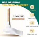 Lashow 2 Pcs Sliding Patio Door Latch Lever, Jeld Wen Replacement Parts, Thumb Latch Replacement for Patio Glass Doors, 1-3/8 in. Tail