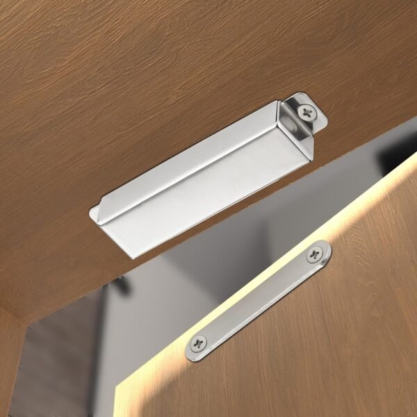 2 Pack | Heavy-Duty Magnetic Door Catch - 90lb Pull Force, Stainless Steel, Anti-Rust, Ideal for Screen Door, Pantry Door, Barn Door and RV Doors.
