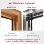 Automatic Garage Door Closer – HBL’ Adjustable Closing & Latching Speed, Durable Sprayed Aluminum, Easy Installation, Also Ideal for Commercial Use.