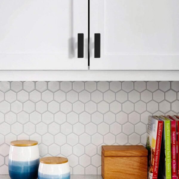 HBL' 10 Pack | Black Cabinet Knobs T Bar Cabinet Pulls, Ideal for Kitchen Cabinet Door,Drawer,Cupboard and Wardrobe, Overall Length 2in.