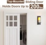 Pocket Door Soft Close Mechaniss, Compatible with Johnson 1060 & 1062, Fits 100, 134F, 138F, 2610F Series Tracks, 1" Nylon Ball Bearing Tri-Wheel, Soft Close or Soft Open.
