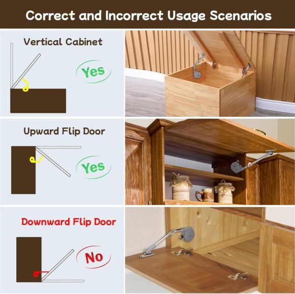 1 Pack | Soft Close Hinges for Toy Boxes, Wooden Chests, Cedar Storage, Trunks & Benches | Tension Adjustable Slow Down Chest Hinges | Also for Lift up Flip Doors.