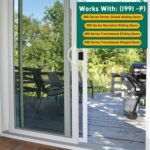 Sliding Screen Door Roller Assembly, Fits Andersen Part #1997063 & #1997310 (1991 to P), 1-1/4" Nylon Concaved Wheels, Adjustable Replacement.