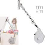 1 Pack | Soft Close Hinges for Toy Boxes, Wooden Chests, Cedar Storage, Trunks & Benches | Tension Adjustable Slow Down Chest Hinges | Also for Lift up Flip Doors.