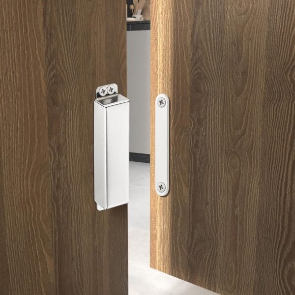 2 Pack | Magnetic Door Catch Heavy Duty - 60 Lbs Pull Force - Stainless Steel - Anti Rust - for Screen Door, Pantry Door, Barn Door and RV Doors.