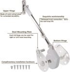 1 Pack | Soft Close Hinges for Toy Boxes, Wooden Chests, Cedar Storage, Trunks & Benches | Tension Adjustable Slow Down Chest Hinges | Also for Lift up Flip Doors.